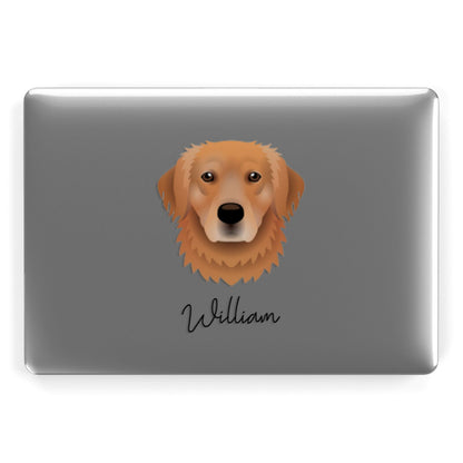 Golden Retriever Personalised Apple MacBook Case