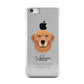 Golden Retriever Personalised Apple iPhone 5c Case
