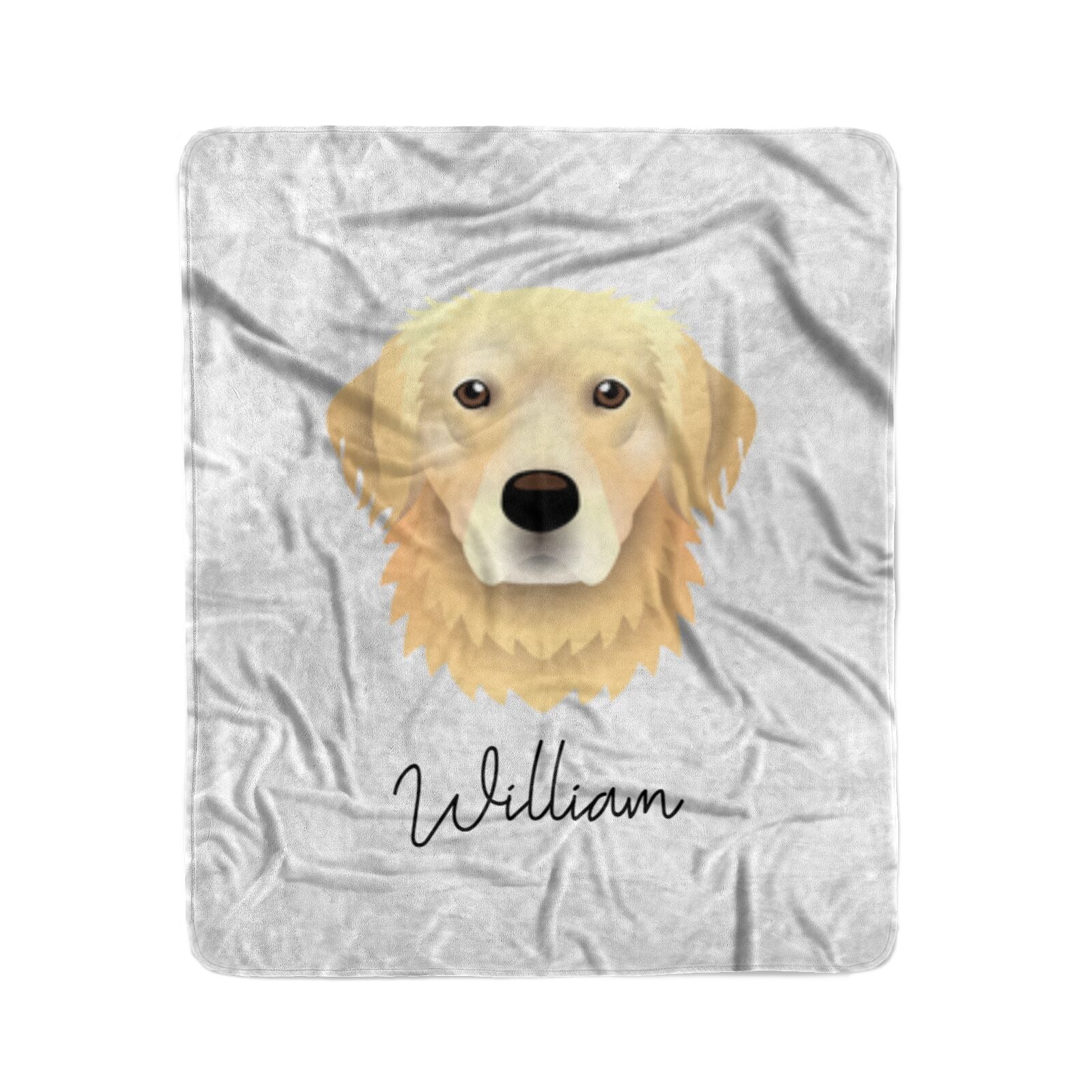 Golden retriever fleece clearance blanket