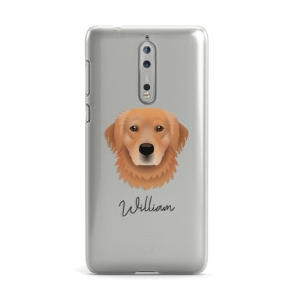 Golden Retriever Personalised Nokia Case