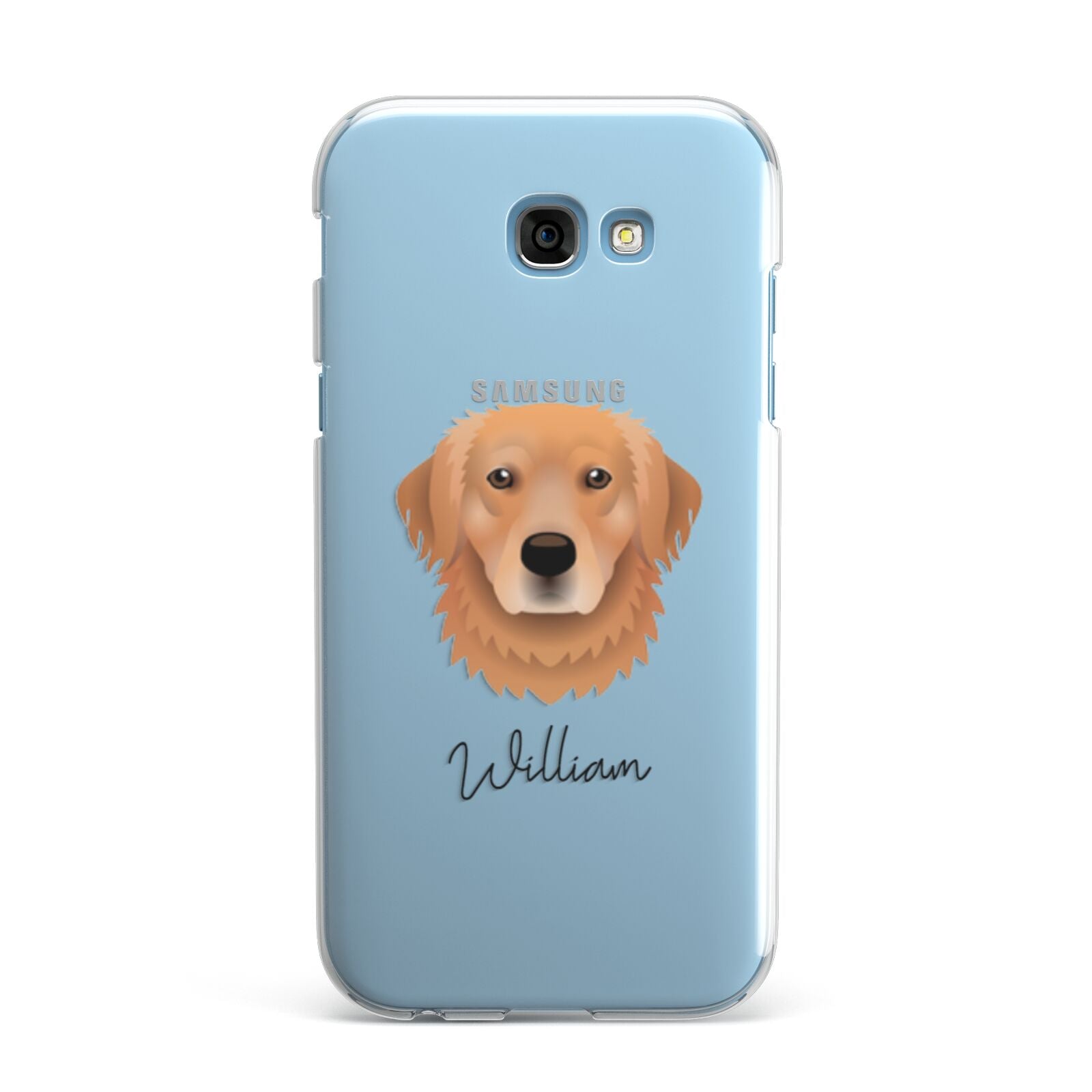 Golden Retriever Personalised Samsung Galaxy A7 2017 Case