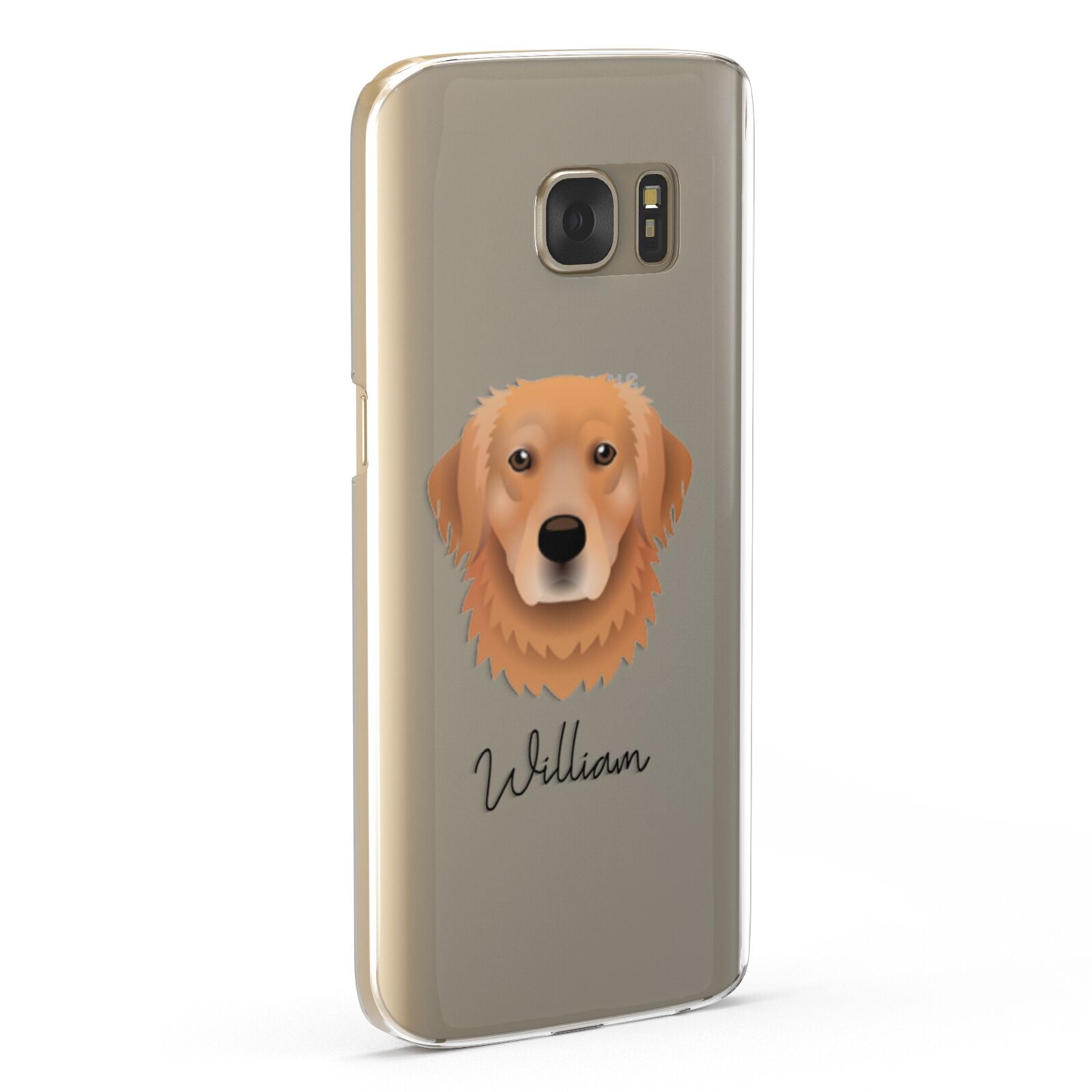 Golden Retriever Personalised Samsung Galaxy Case Fourty Five Degrees