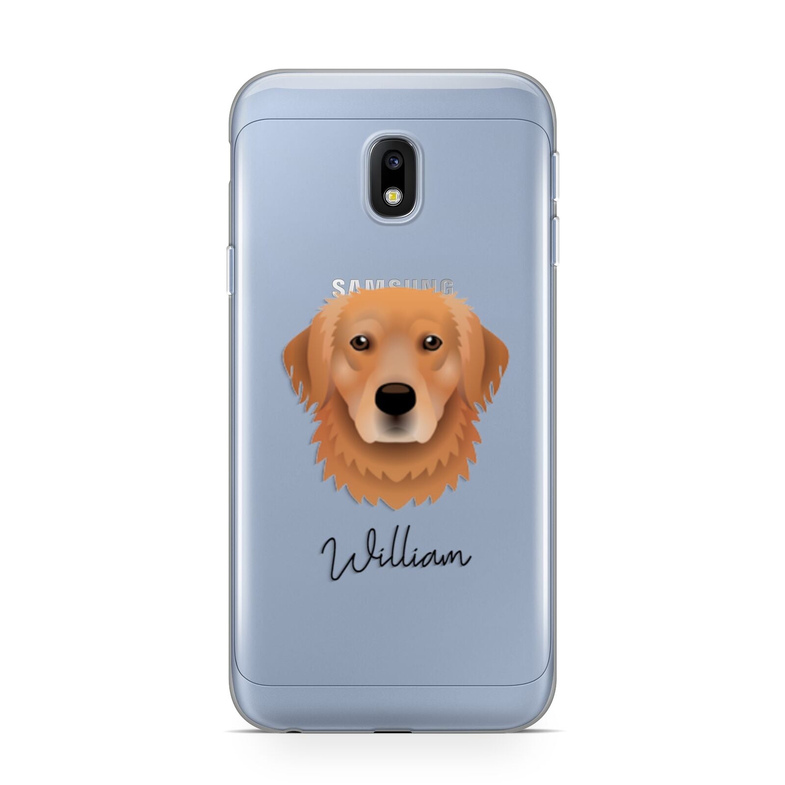 Golden Retriever Personalised Samsung Galaxy J3 2017 Case