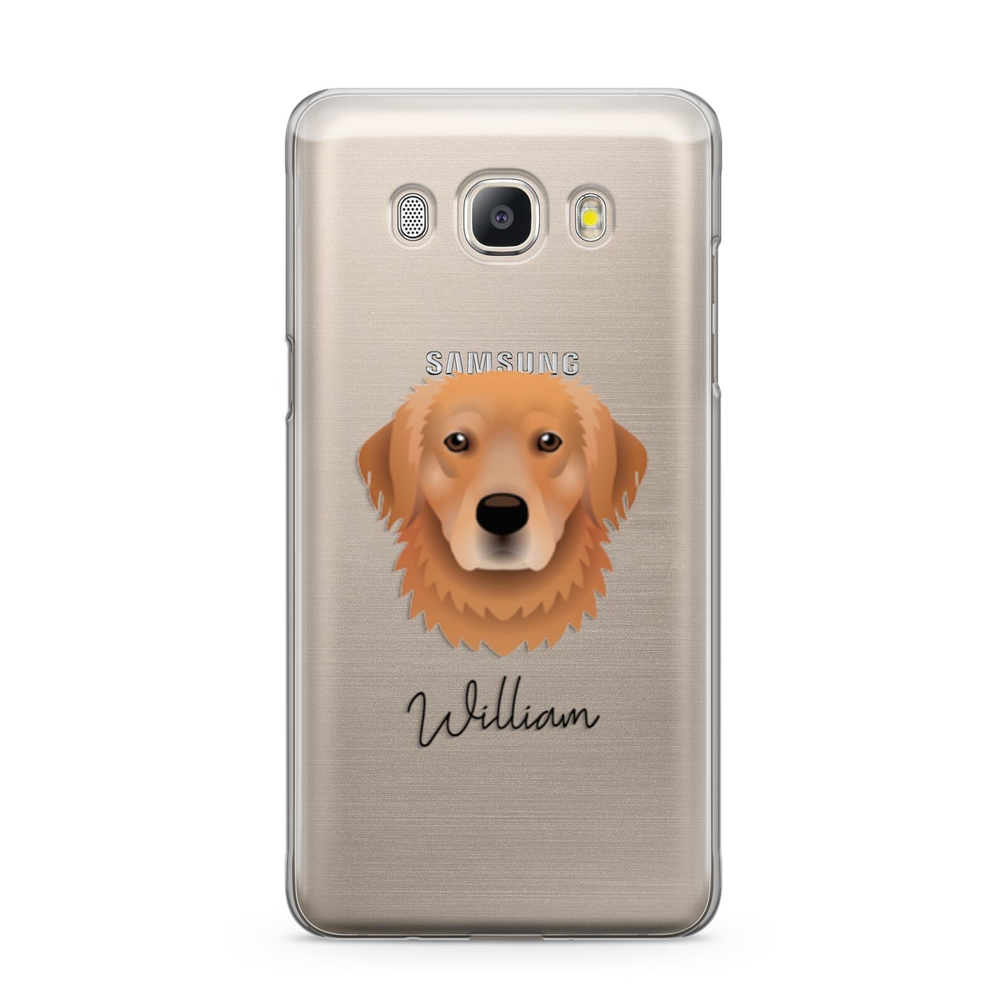 Golden Retriever Personalised Samsung Galaxy J5 2016 Case