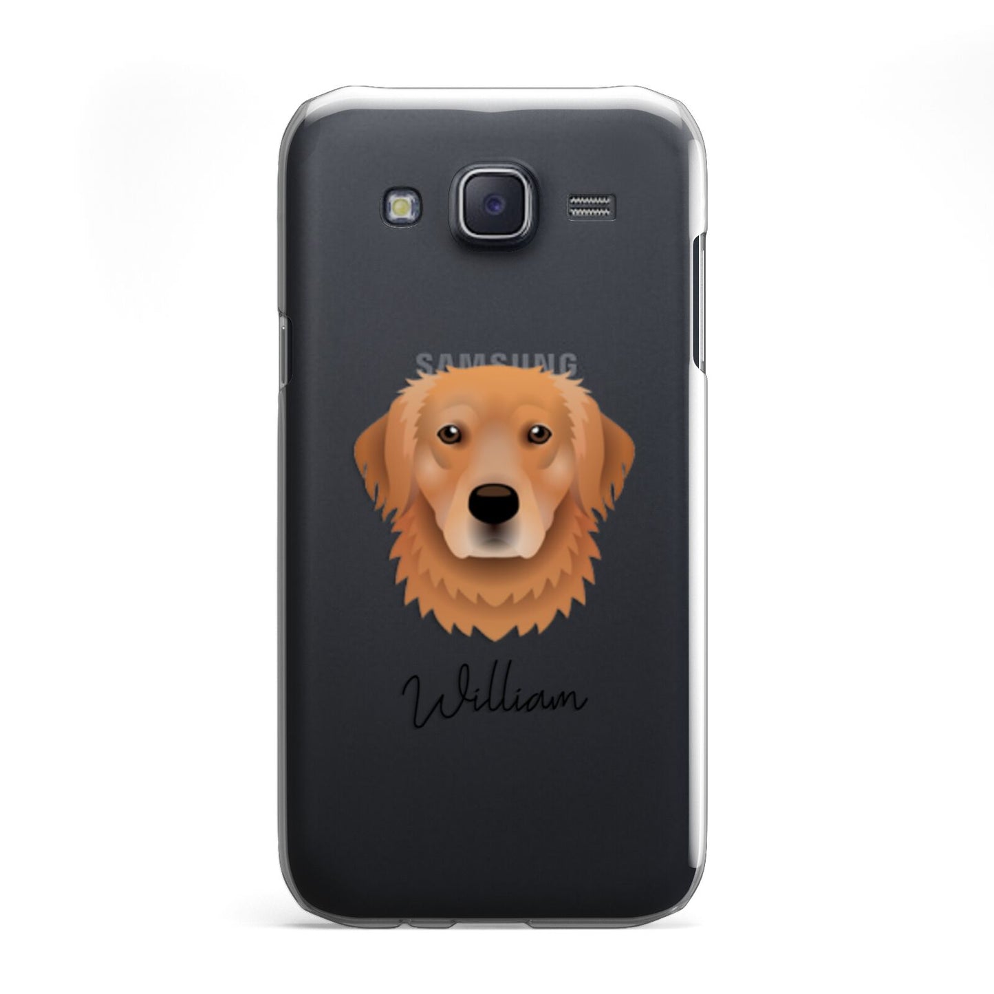 Golden Retriever Personalised Samsung Galaxy J5 Case