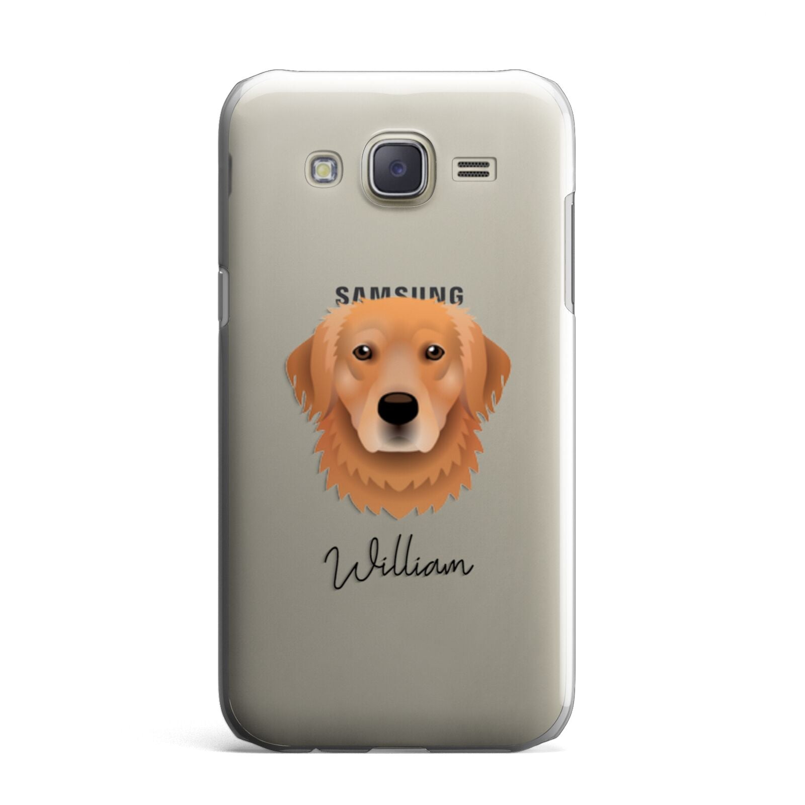 Golden Retriever Personalised Samsung Galaxy J7 Case