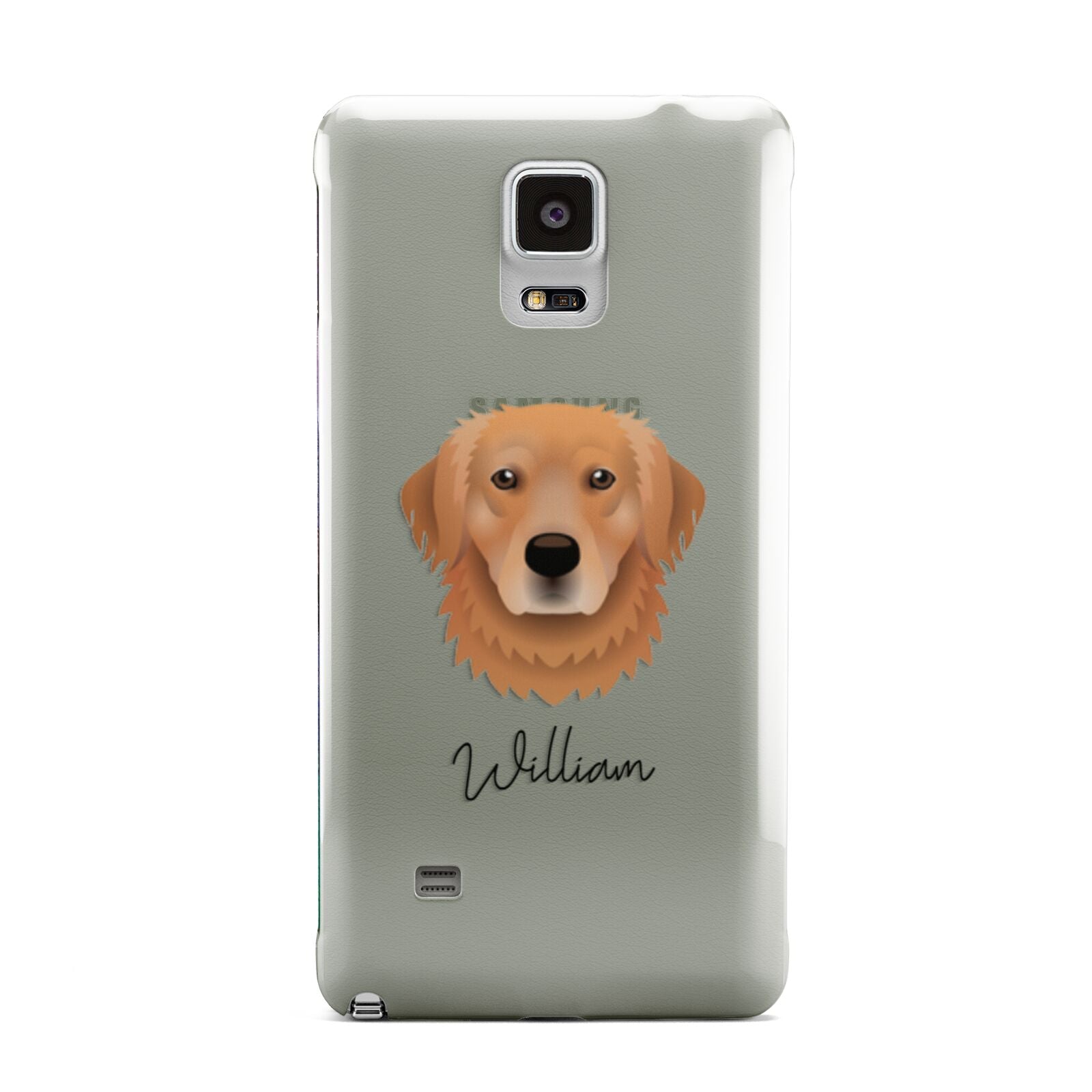 Golden Retriever Personalised Samsung Galaxy Note 4 Case