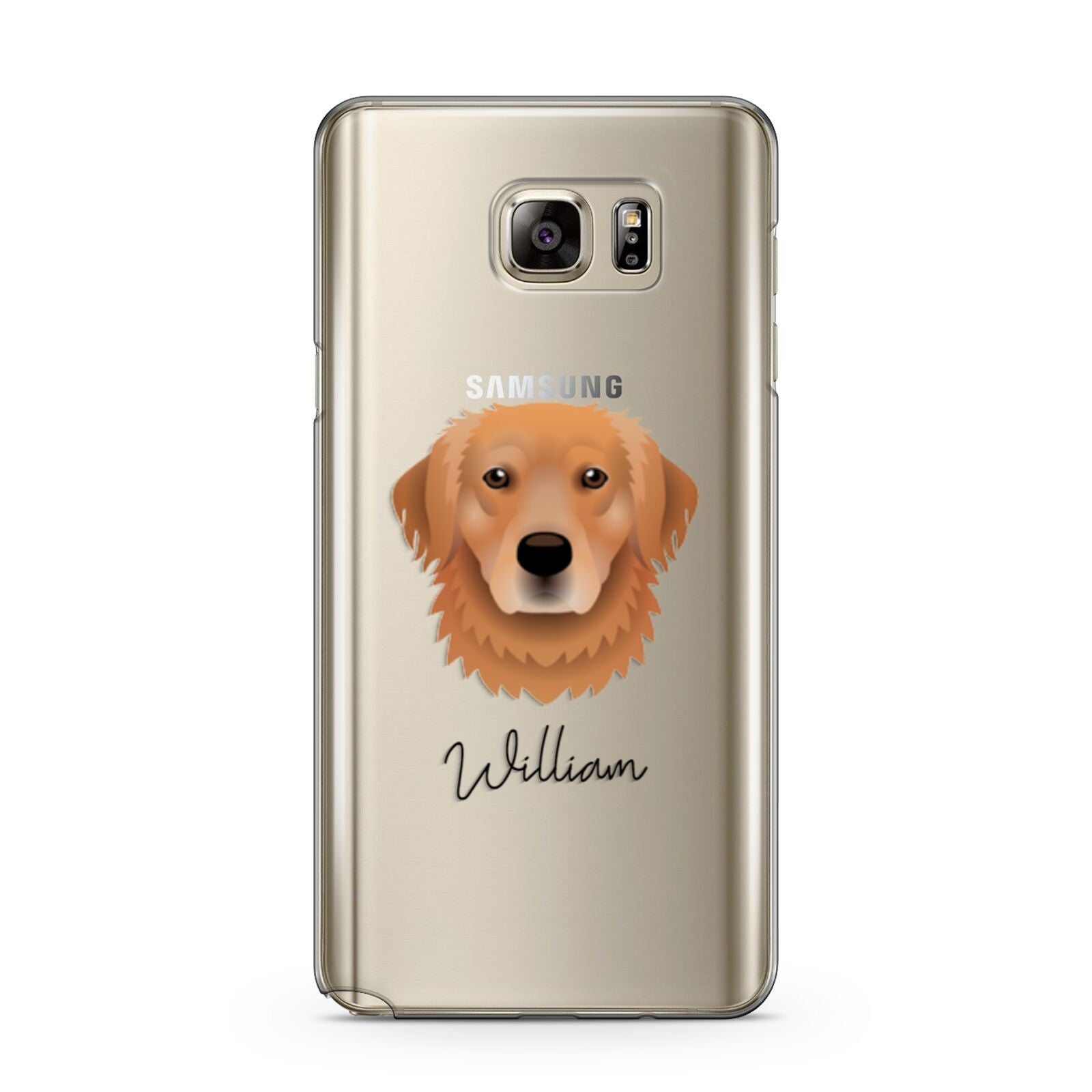 Golden Retriever Personalised Samsung Galaxy Note 5 Case