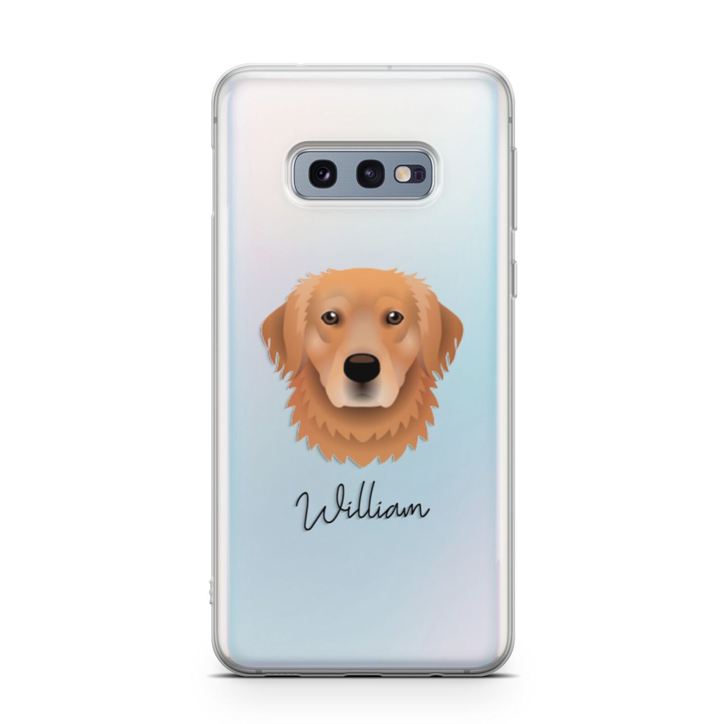 Golden Retriever Personalised Samsung Galaxy S10E Case