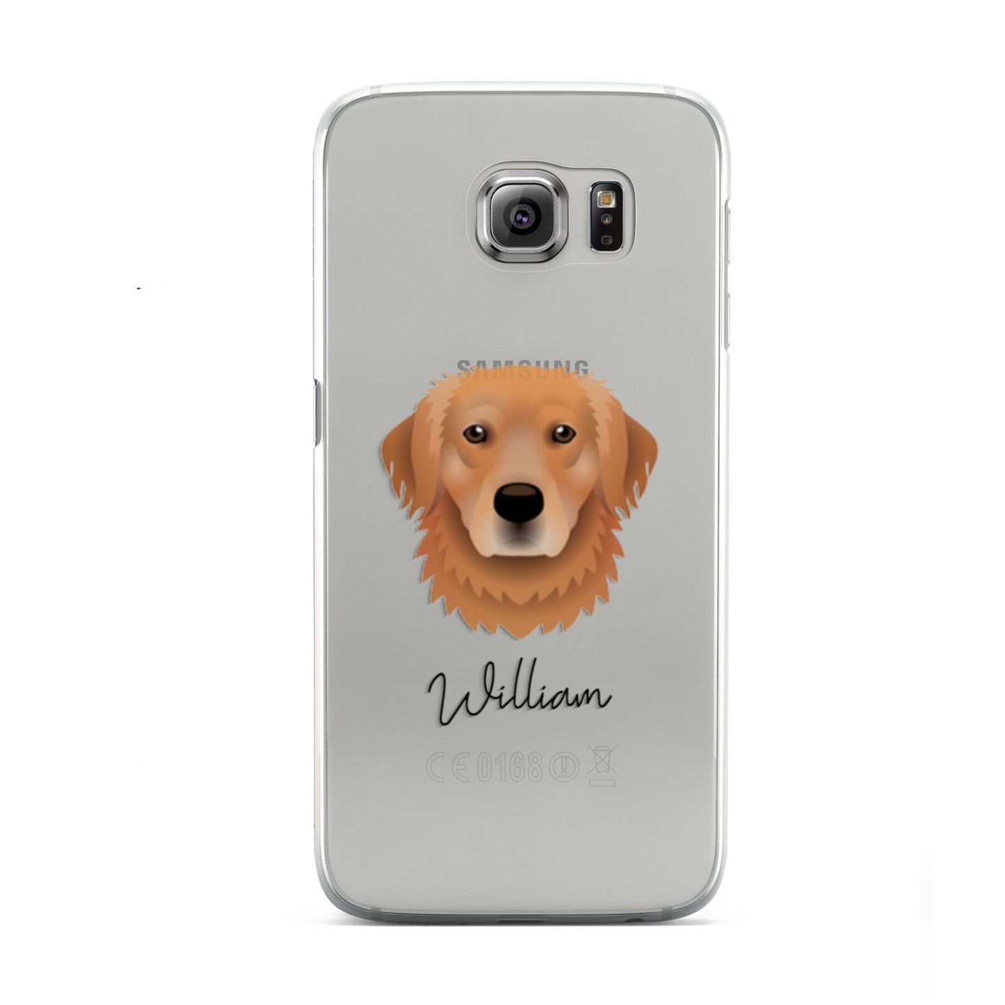 Golden Retriever Personalised Samsung Galaxy S6 Case