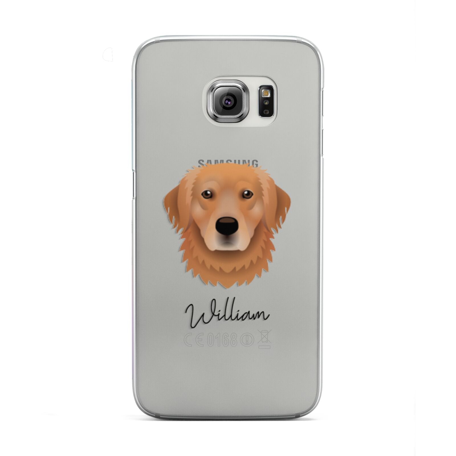 Golden Retriever Personalised Samsung Galaxy S6 Edge Case