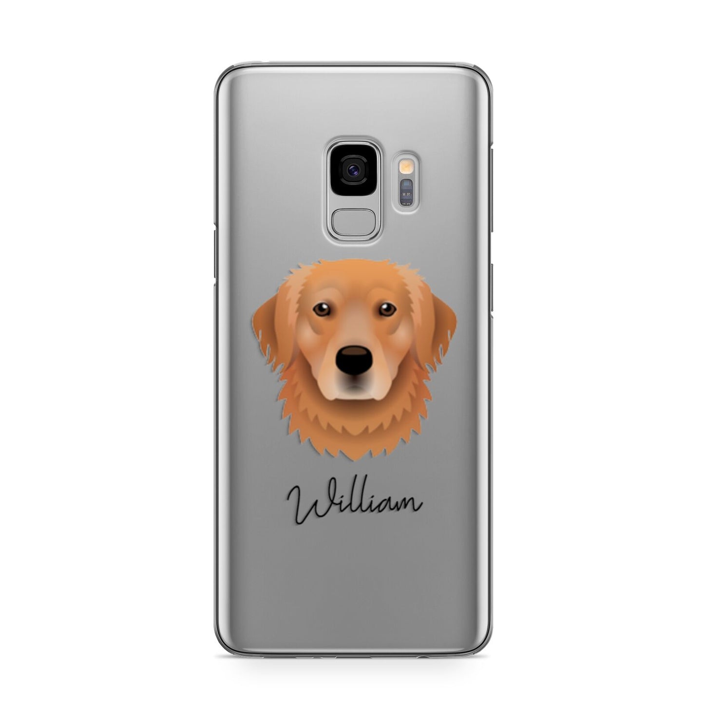 Golden Retriever Personalised Samsung Galaxy S9 Case