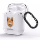 Golden Shepherd Personalised AirPods Clear Case Side Image