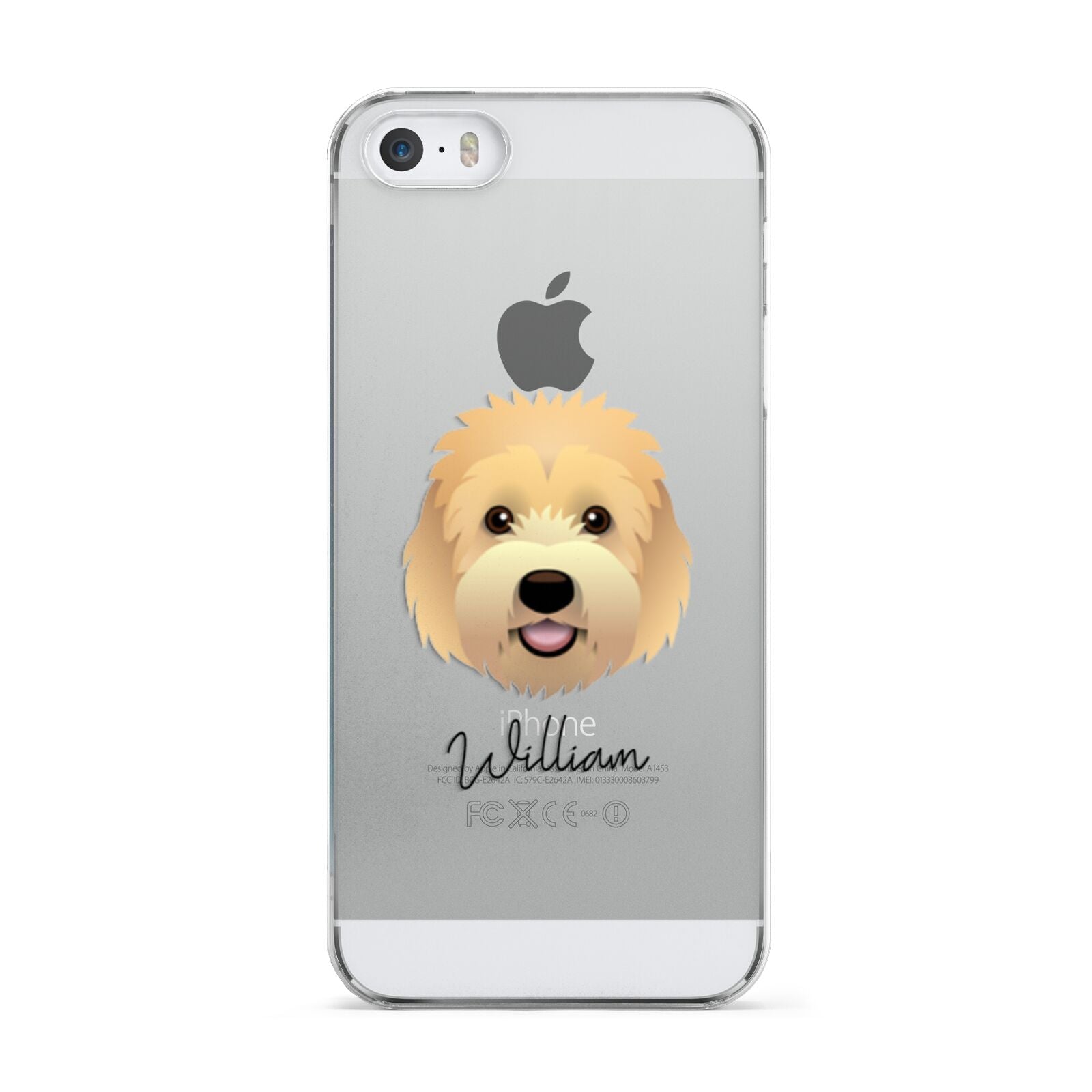 Goldendoodle Personalised Apple iPhone 5 Case