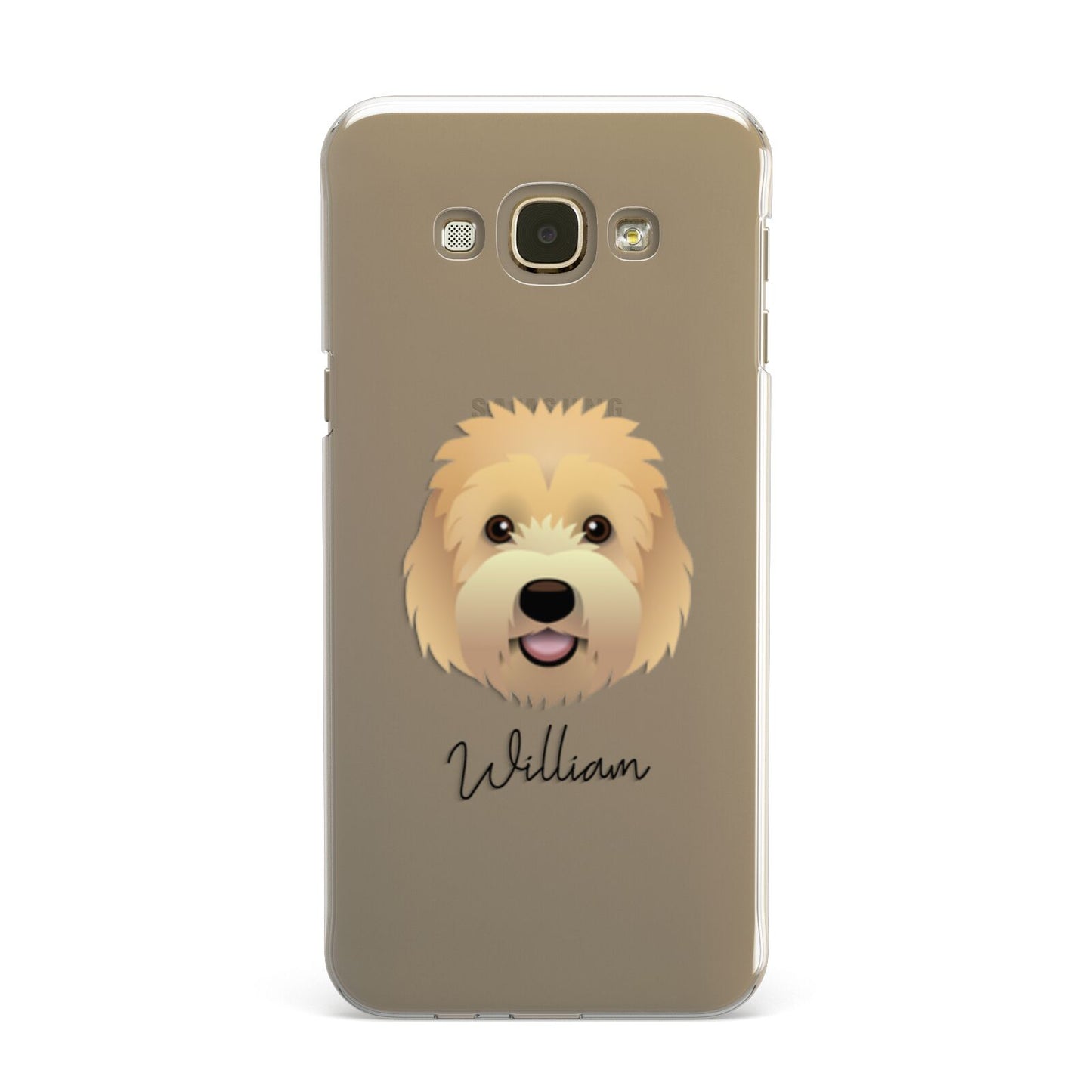 Goldendoodle Personalised Samsung Galaxy A8 Case