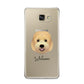Goldendoodle Personalised Samsung Galaxy A9 2016 Case on gold phone