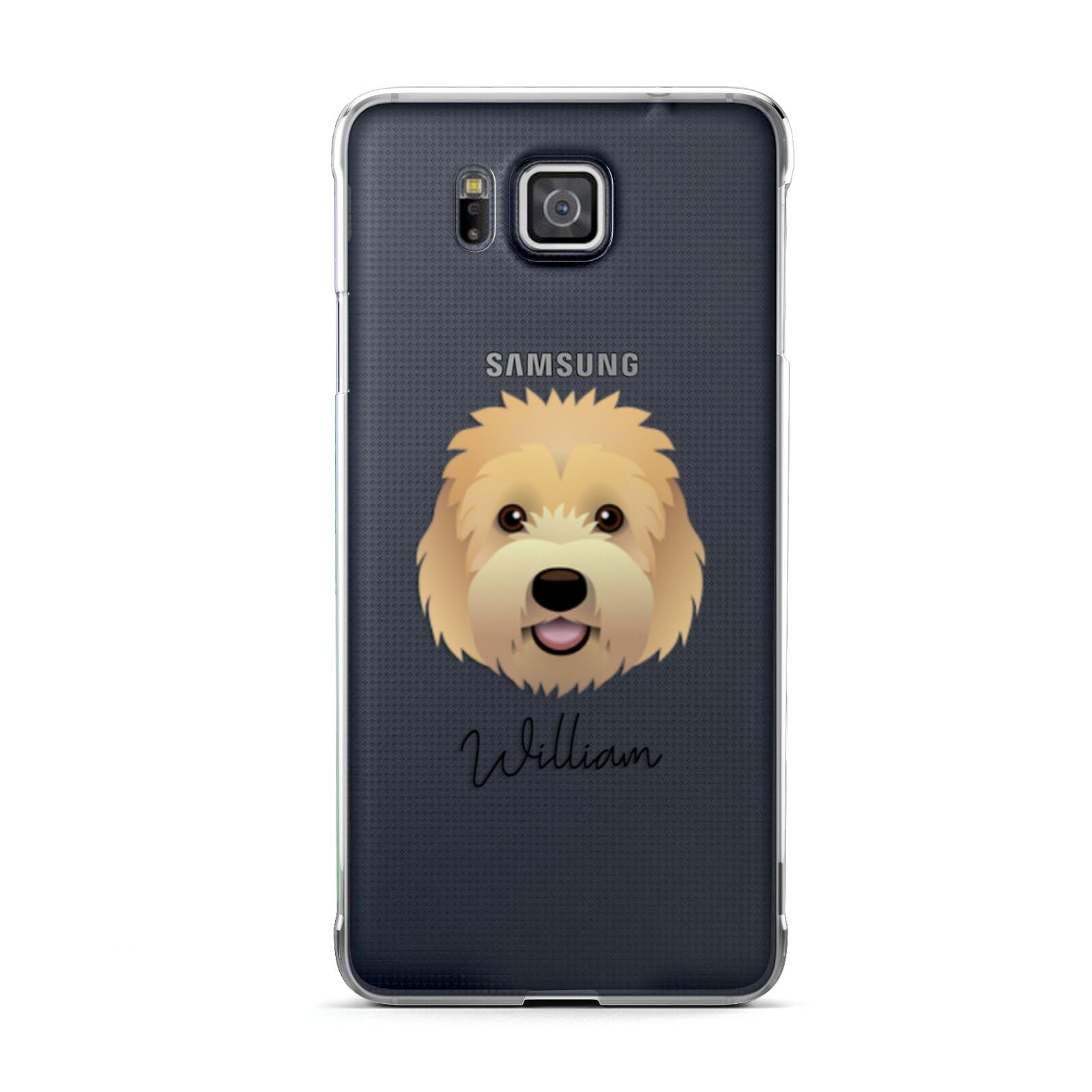 Goldendoodle Personalised Samsung Galaxy Alpha Case