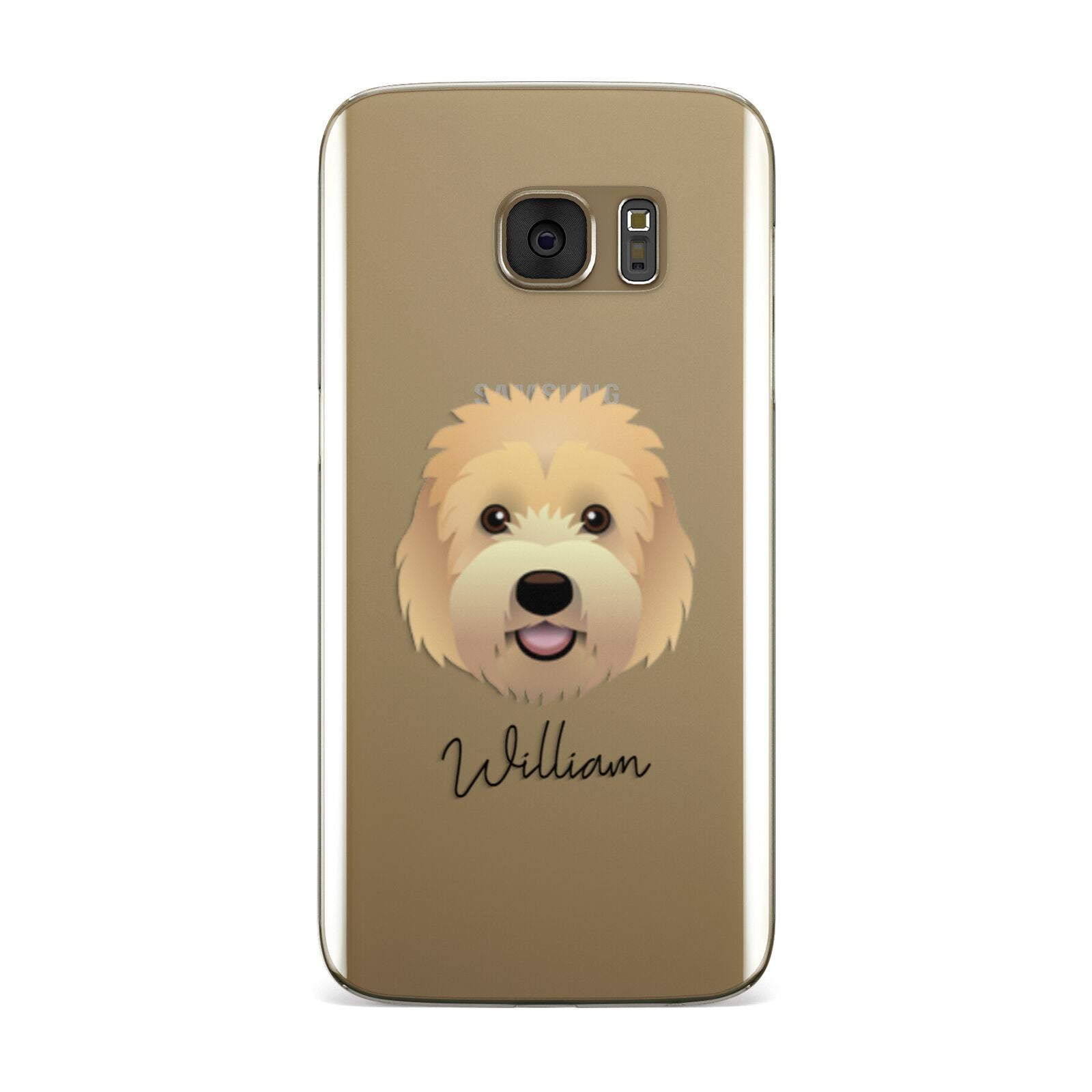 Goldendoodle Personalised Samsung Galaxy Case