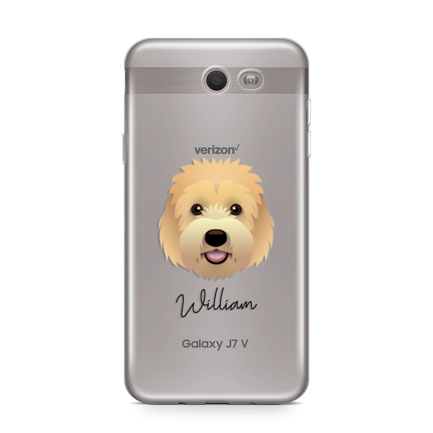 Goldendoodle Personalised Samsung Galaxy J7 2017 Case