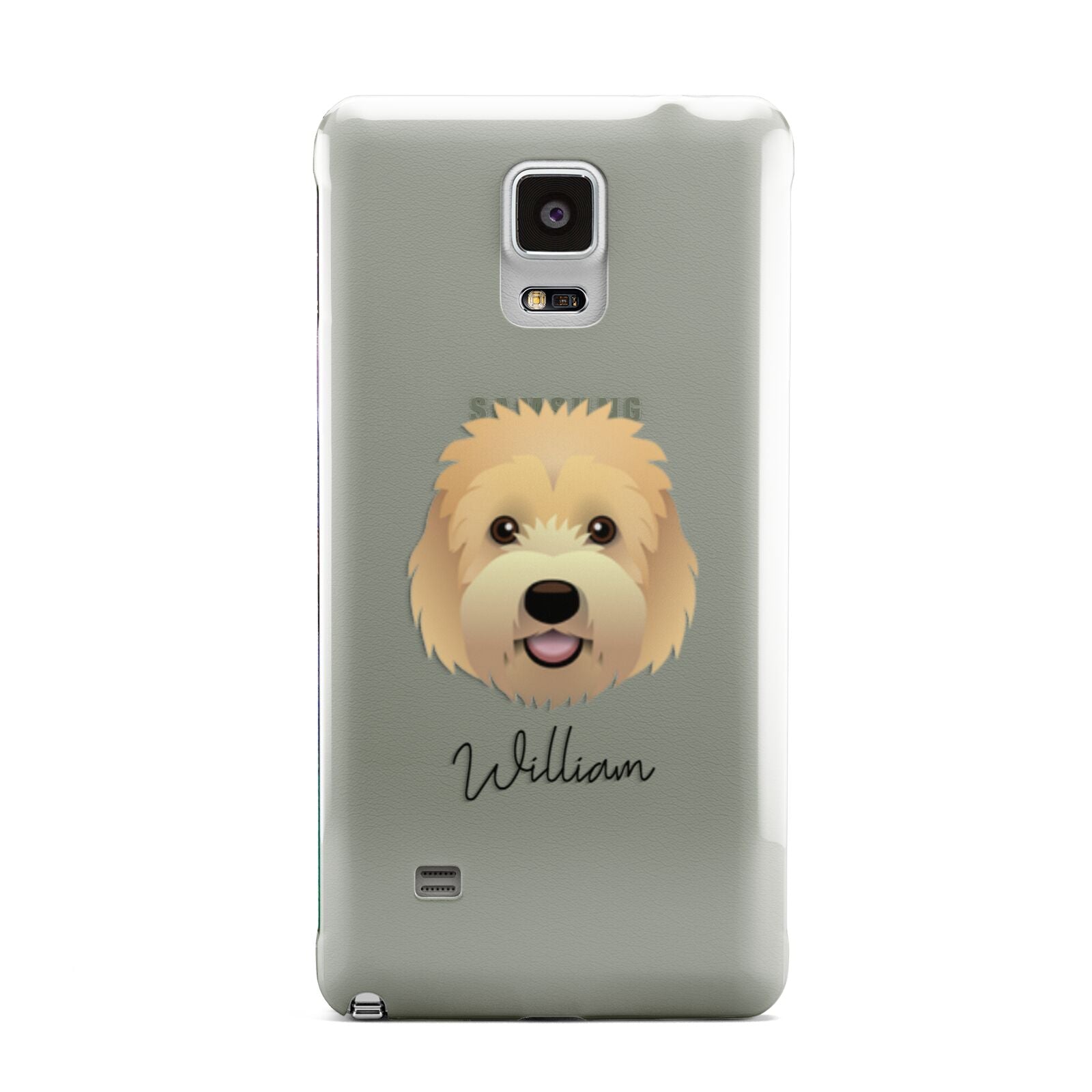 Goldendoodle Personalised Samsung Galaxy Note 4 Case