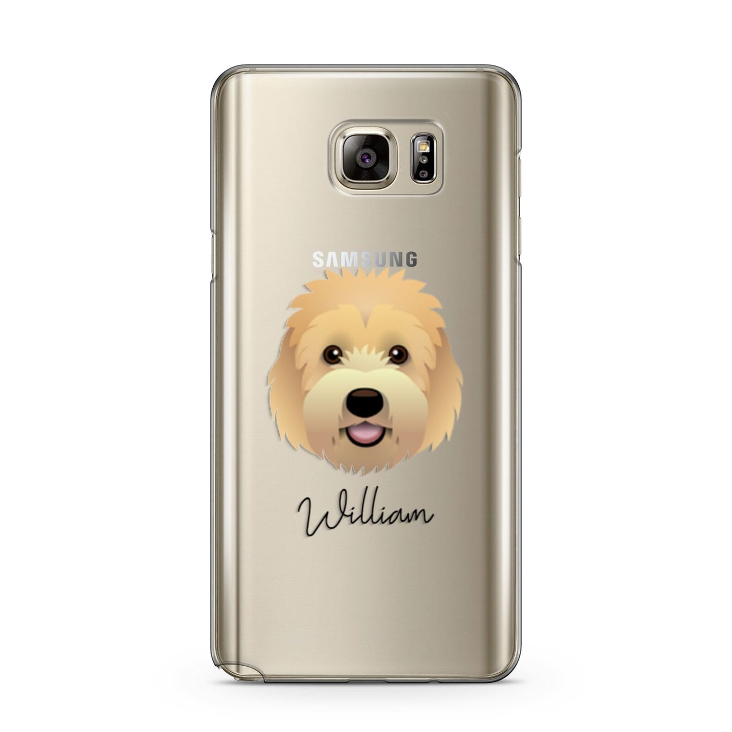 Goldendoodle Personalised Samsung Galaxy Note 5 Case