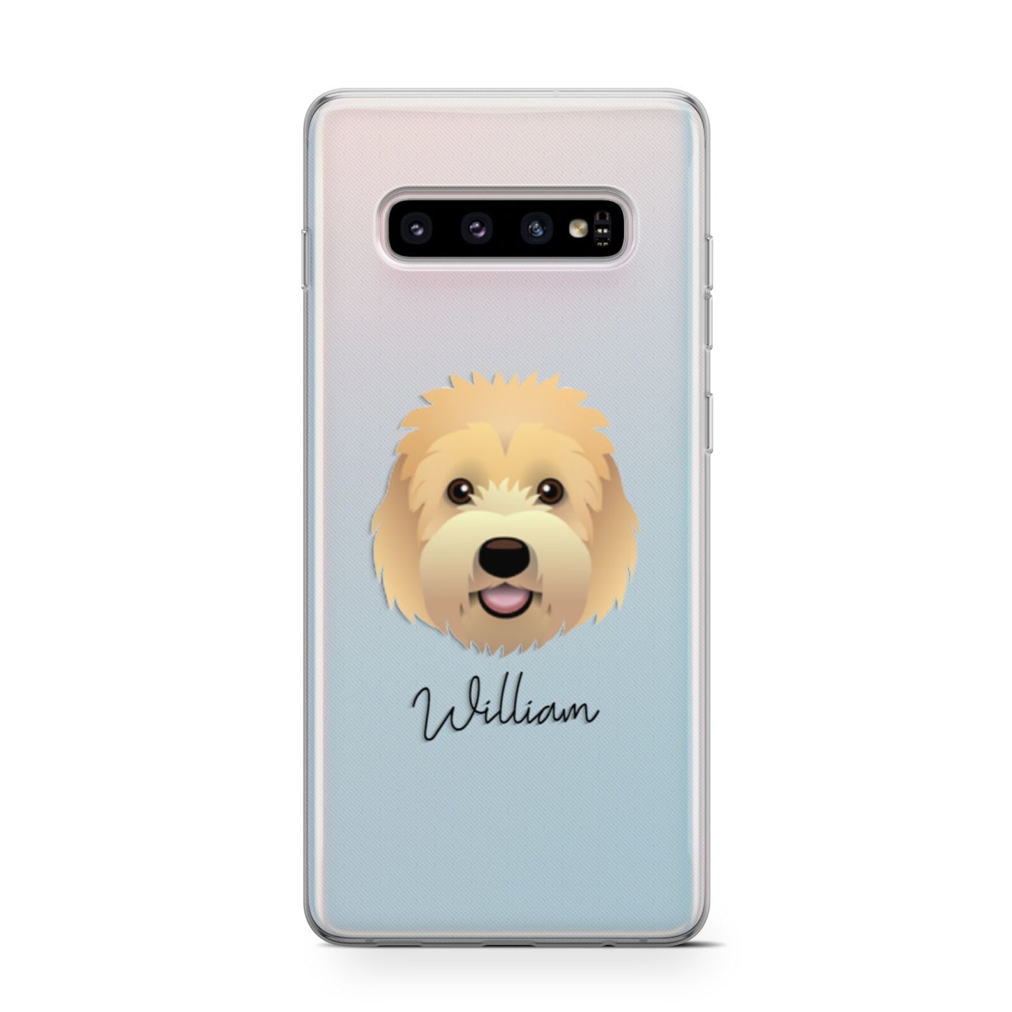 Goldendoodle Personalised Samsung Galaxy S10 Case