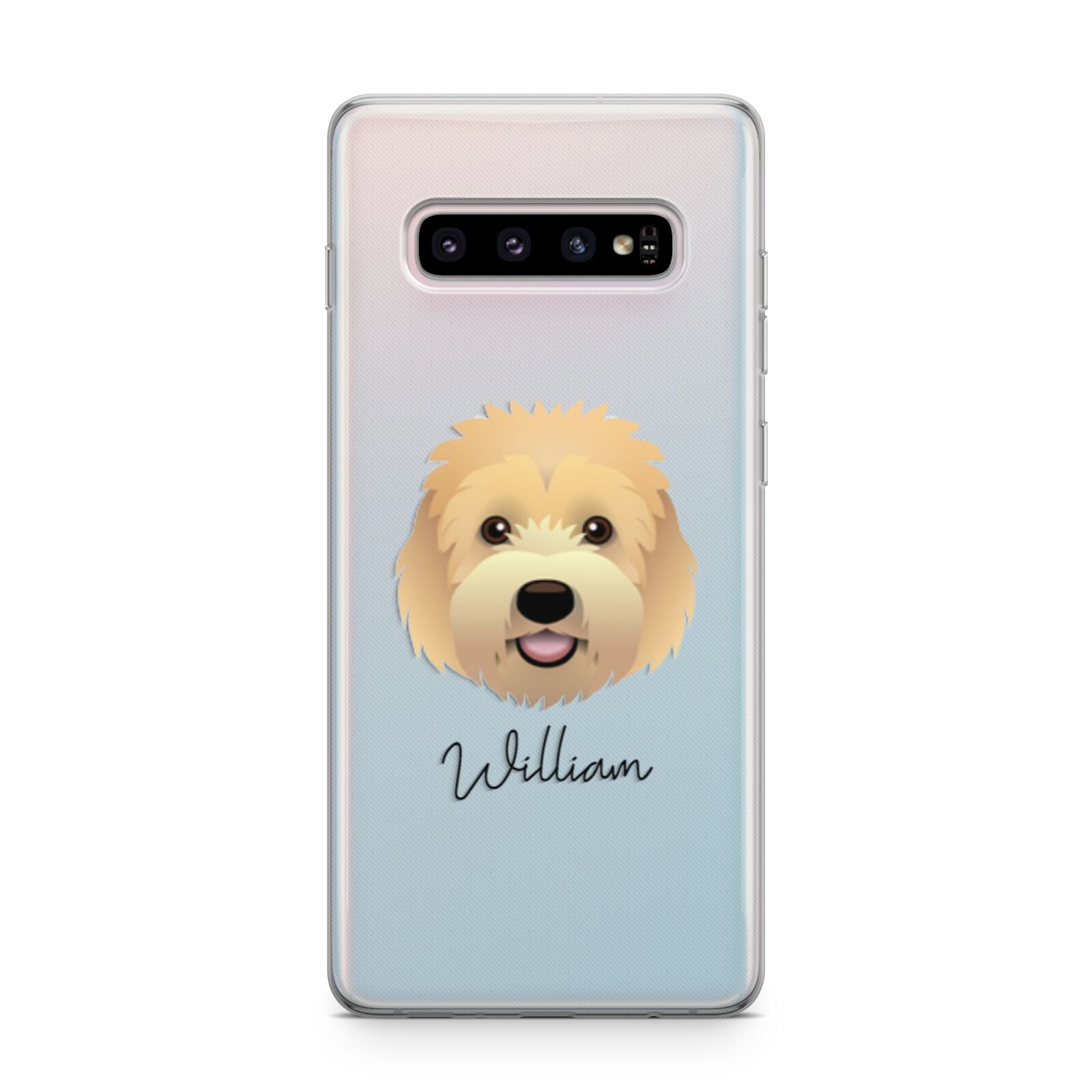 Goldendoodle Personalised Samsung Galaxy S10 Plus Case