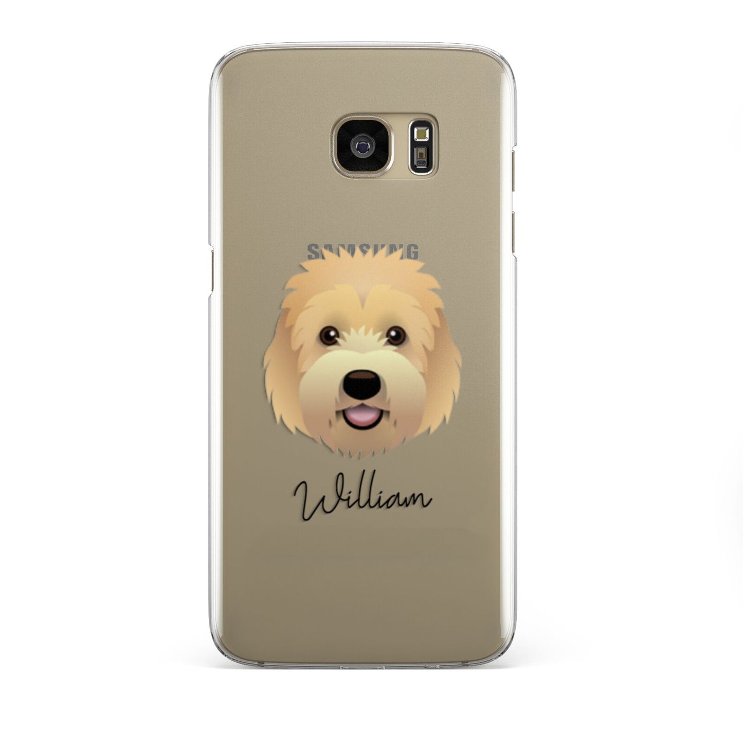 Goldendoodle Personalised Samsung Galaxy S7 Edge Case