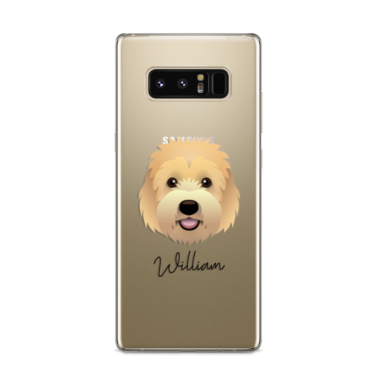 Goldendoodle Personalised Samsung Galaxy S8 Case