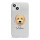 Goldendoodle Personalised iPhone 13 Clear Bumper Case