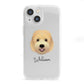 Goldendoodle Personalised iPhone 13 Mini Clear Bumper Case