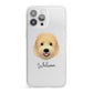 Goldendoodle Personalised iPhone 13 Pro Max Clear Bumper Case
