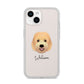Goldendoodle Personalised iPhone 14 Clear Tough Case Starlight