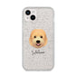 Goldendoodle Personalised iPhone 14 Plus Glitter Tough Case Starlight