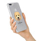Goldendoodle Personalised iPhone 7 Plus Bumper Case on Silver iPhone Alternative Image