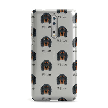 Gordon Setter Icon with Name Nokia Case