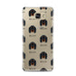 Gordon Setter Icon with Name Samsung Galaxy A7 2016 Case on gold phone
