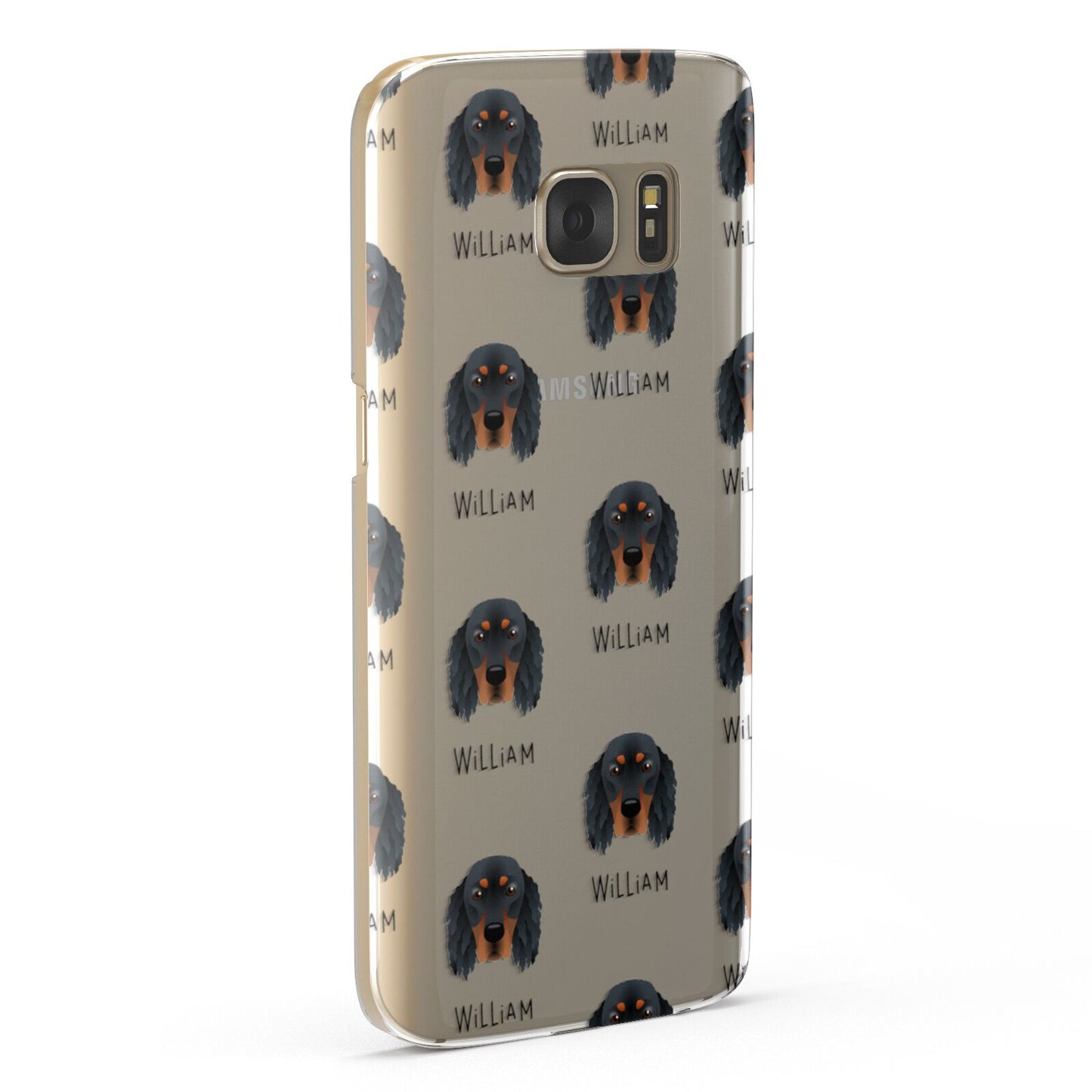 Gordon Setter Icon with Name Samsung Galaxy Case Fourty Five Degrees