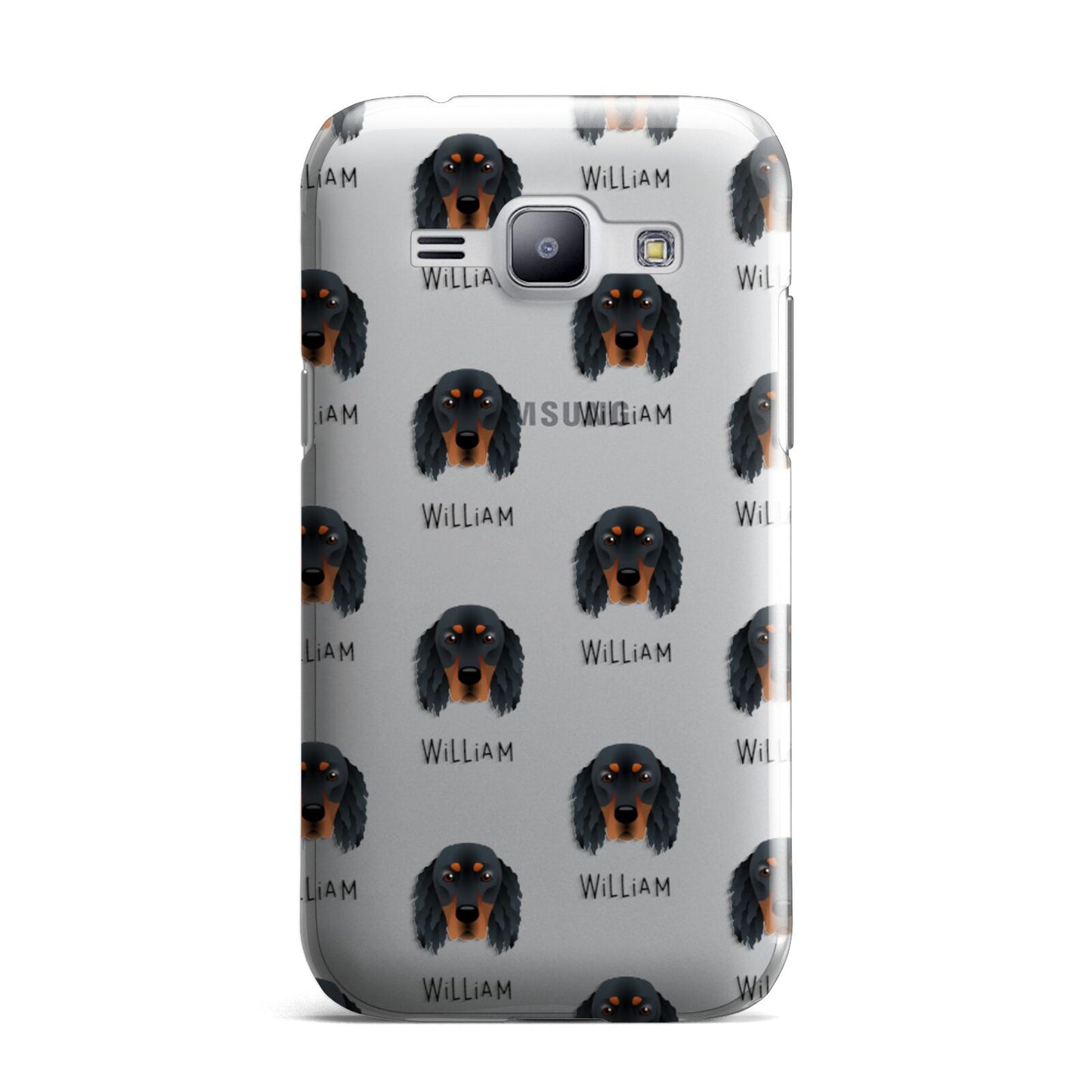 Gordon Setter Icon with Name Samsung Galaxy J1 2015 Case