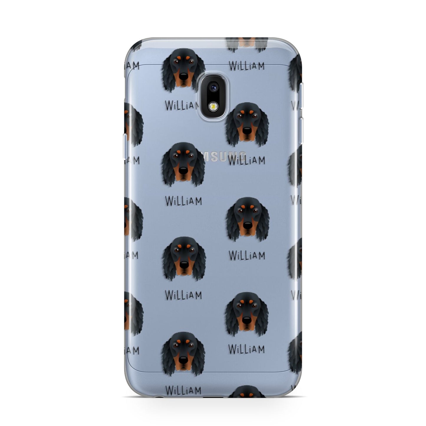 Gordon Setter Icon with Name Samsung Galaxy J3 2017 Case