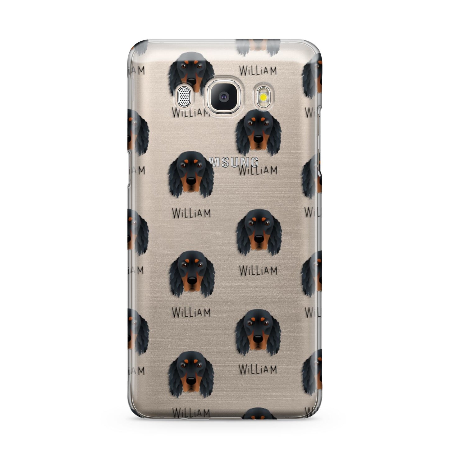 Gordon Setter Icon with Name Samsung Galaxy J5 2016 Case