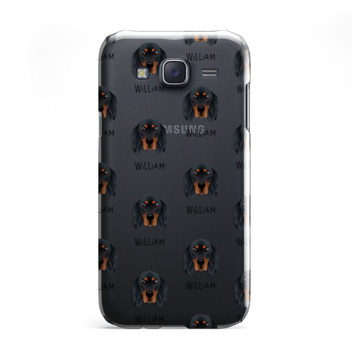 Gordon Setter Icon with Name Samsung Galaxy J5 Case