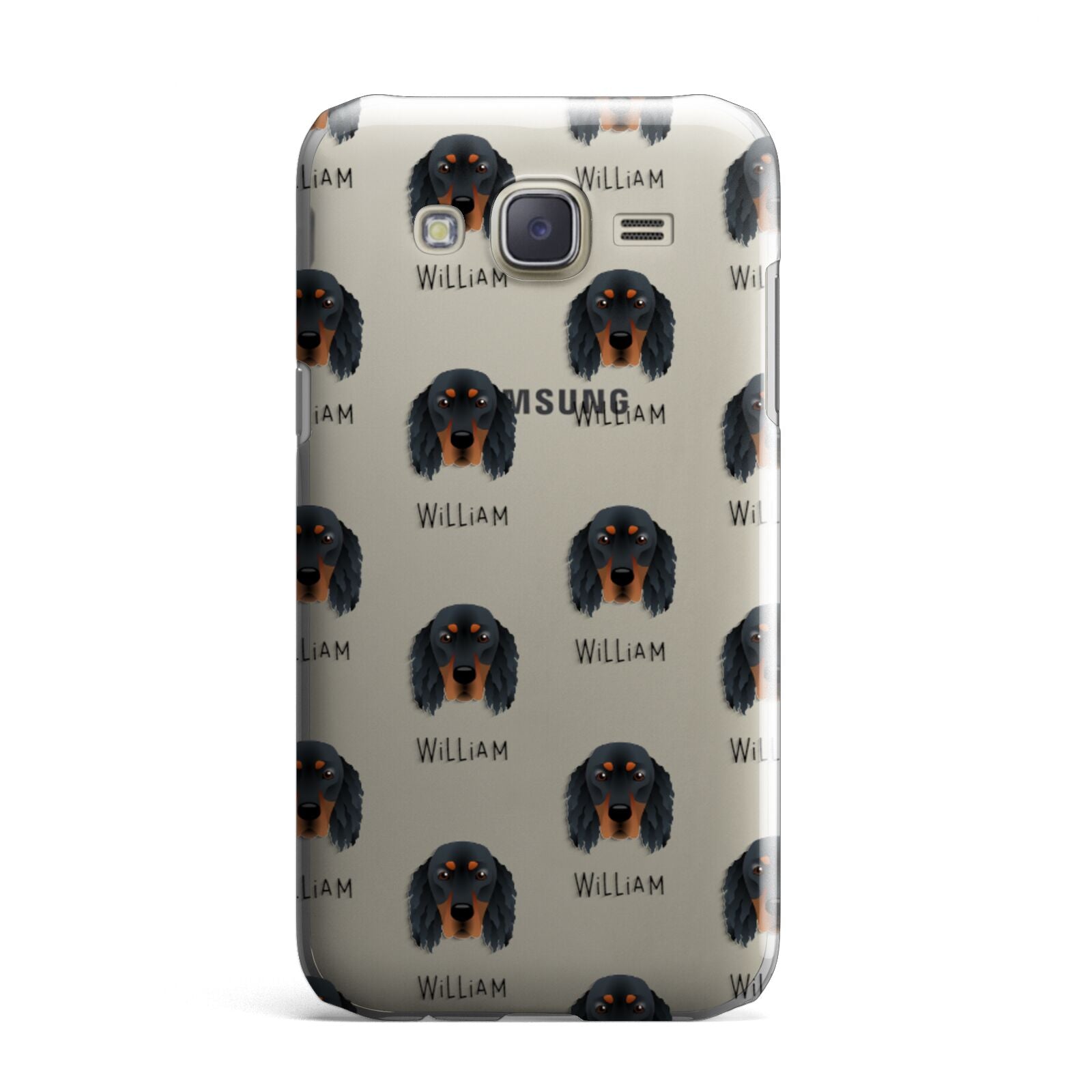 Gordon Setter Icon with Name Samsung Galaxy J7 Case