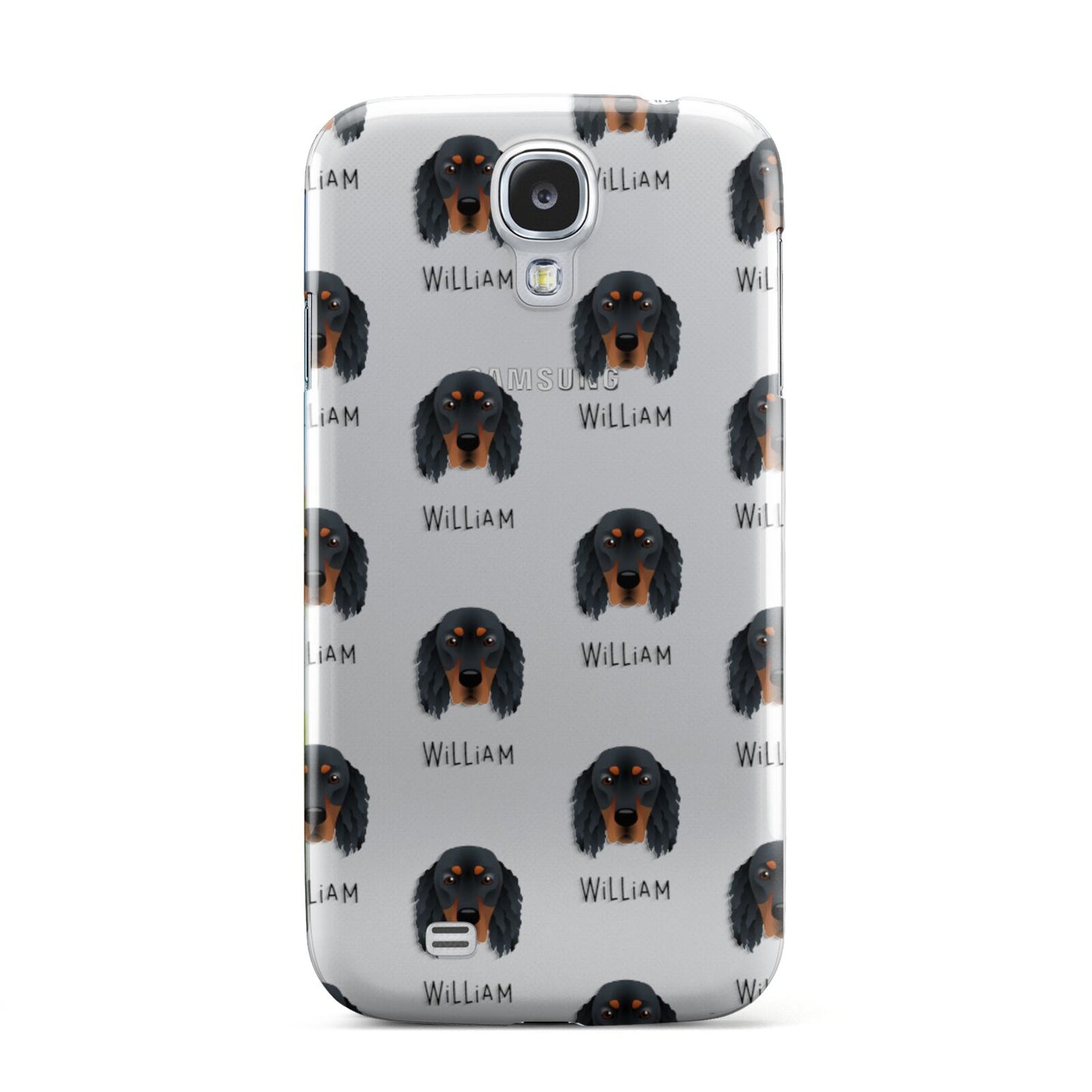 Gordon Setter Icon with Name Samsung Galaxy S4 Case