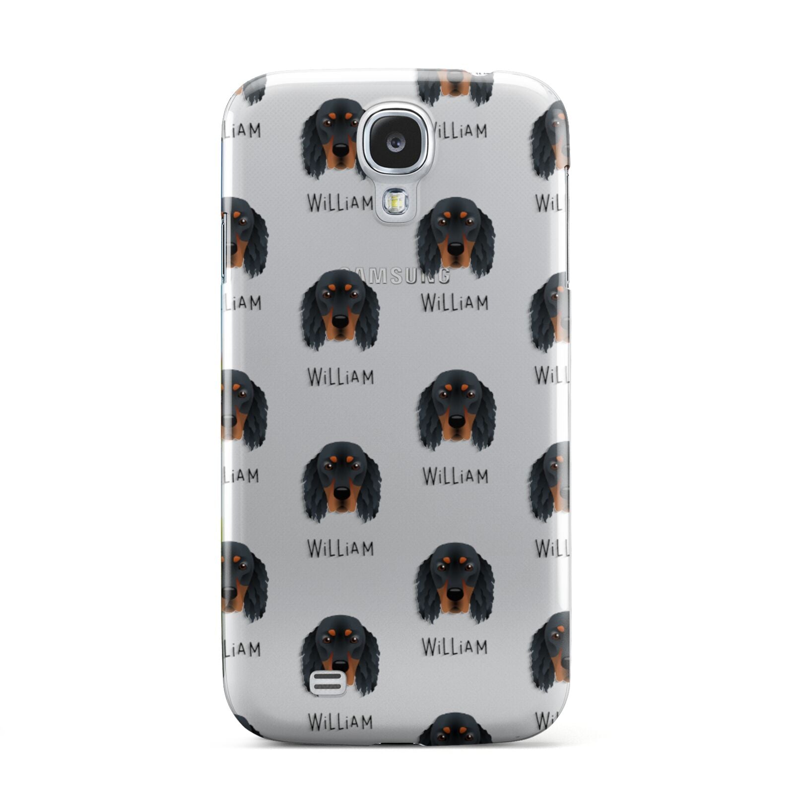 Gordon Setter Icon with Name Samsung Galaxy S4 Case