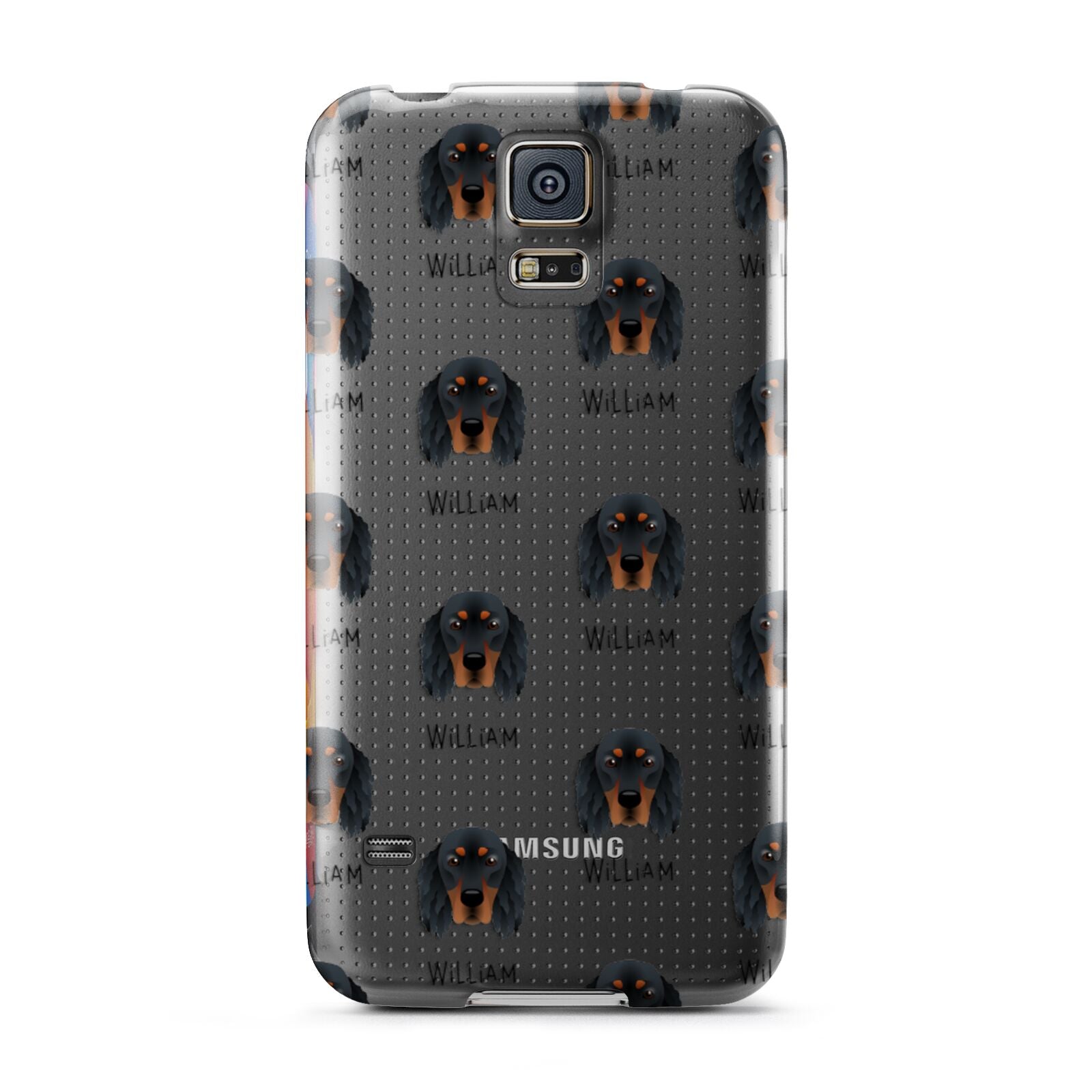 Gordon Setter Icon with Name Samsung Galaxy S5 Case