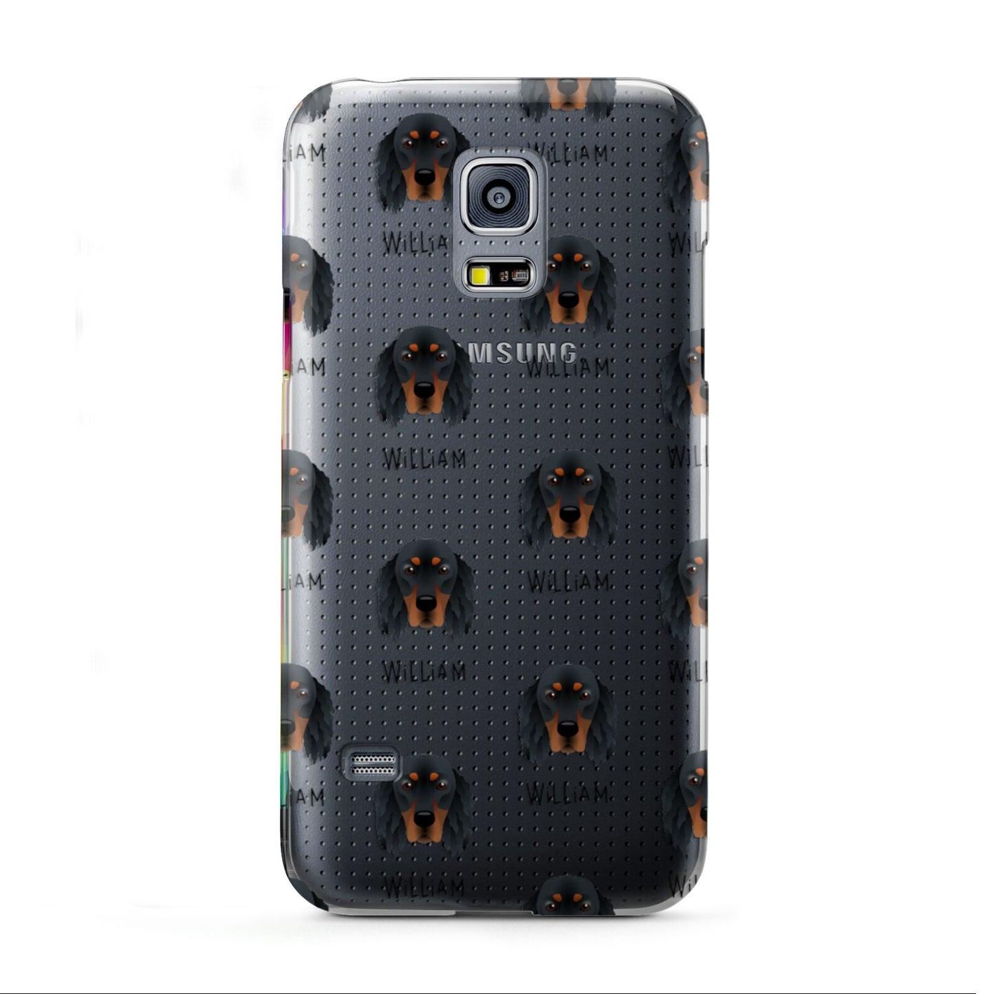 Gordon Setter Icon with Name Samsung Galaxy S5 Mini Case