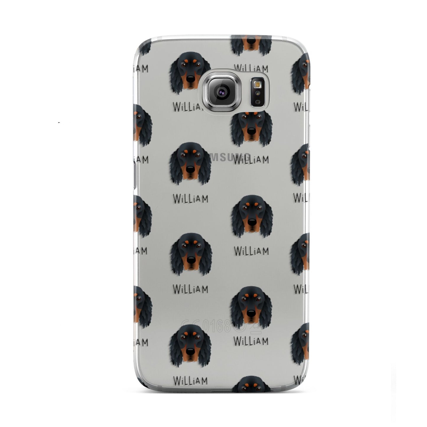 Gordon Setter Icon with Name Samsung Galaxy S6 Case