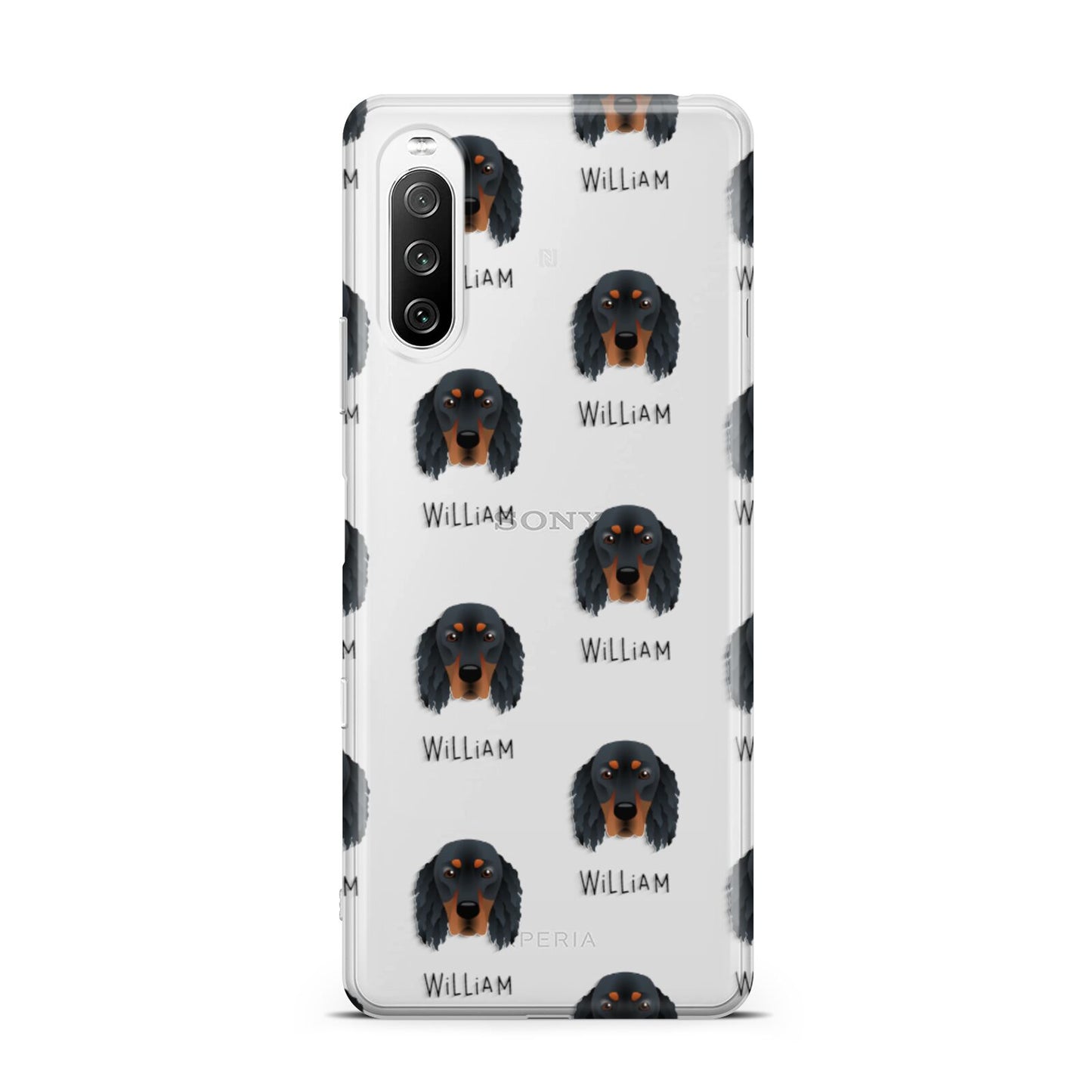 Gordon Setter Icon with Name Sony Xperia 10 III Case