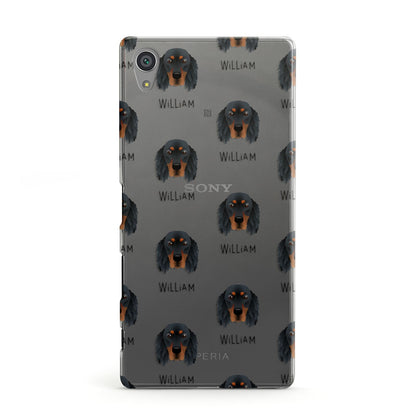 Gordon Setter Icon with Name Sony Xperia Case